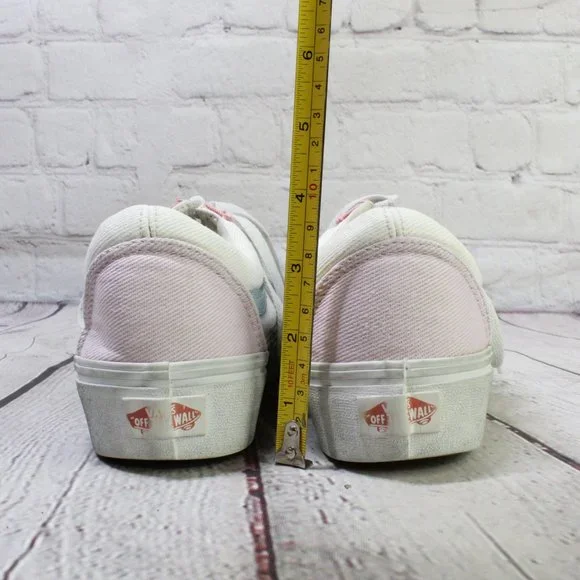 Vans All Star Chuck Taylor Tri Color Skate Low Top Lace Up Sneaker M 6 L 7.5 - Picture 7 of 8